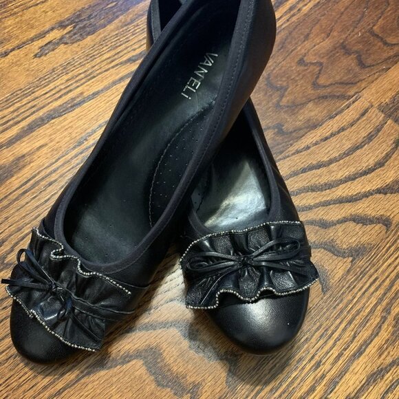 Vaneli Flat Black Ballet Flats-  size 11.5 NARROW - Picture 4 of 15